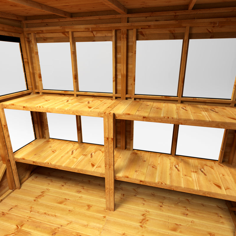 Express Delivery Power Apex Potting Shed - Purewell Timber