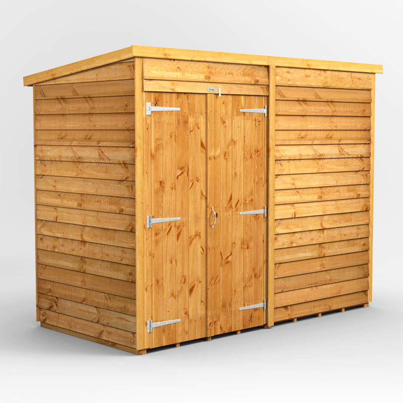 Extras | Double Door Option | Fast Delivery Windowless Purewell Power Overlap Pent Shed