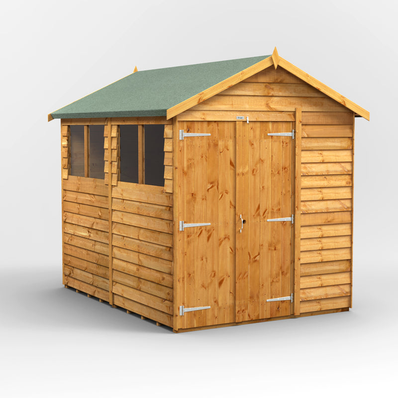 Extras | Double Door Option | Fast Delivery Purewell Power Overlap Apex Shed