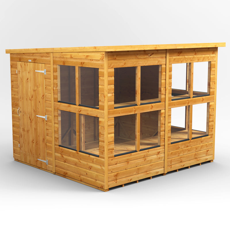 Express Delivery Power Pent Potting Shed