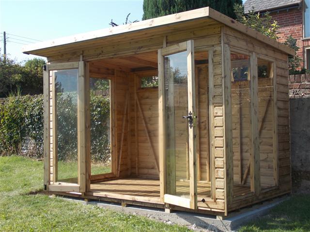 Acapulco Wooden Pent Summerhouse - Purewell Timber