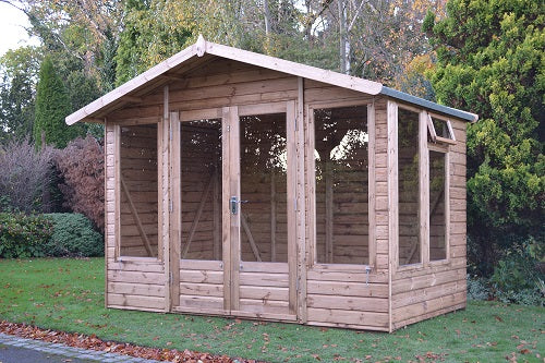 Hardwick Wooden Apex Summerhouse - Purewell Timber