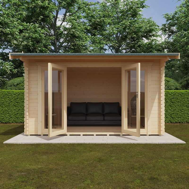 Highclere 44mm Garden Log Cabin