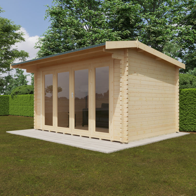 Highclere 44mm Garden Log Cabin