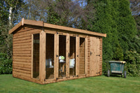 Merano Dual Wooden Apex Summerhouse - Purewell Timber