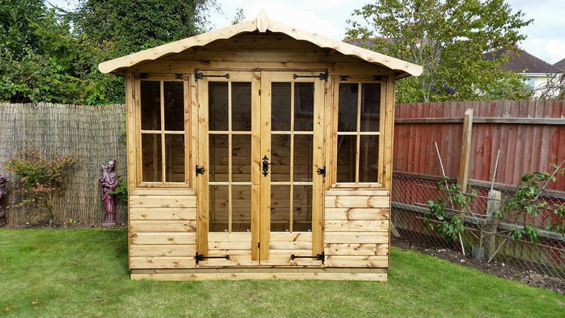 Monte Carlo Wooden Apex Summerhouse - Purewell Timber