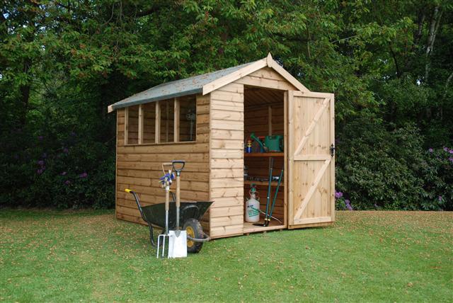 Royston Apex Wooden Garden Shed - Purewell Timber